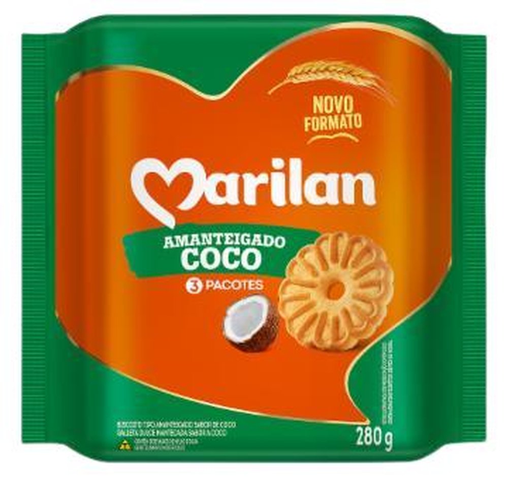 Biscoito Marilan Amanteigado Coco 280G