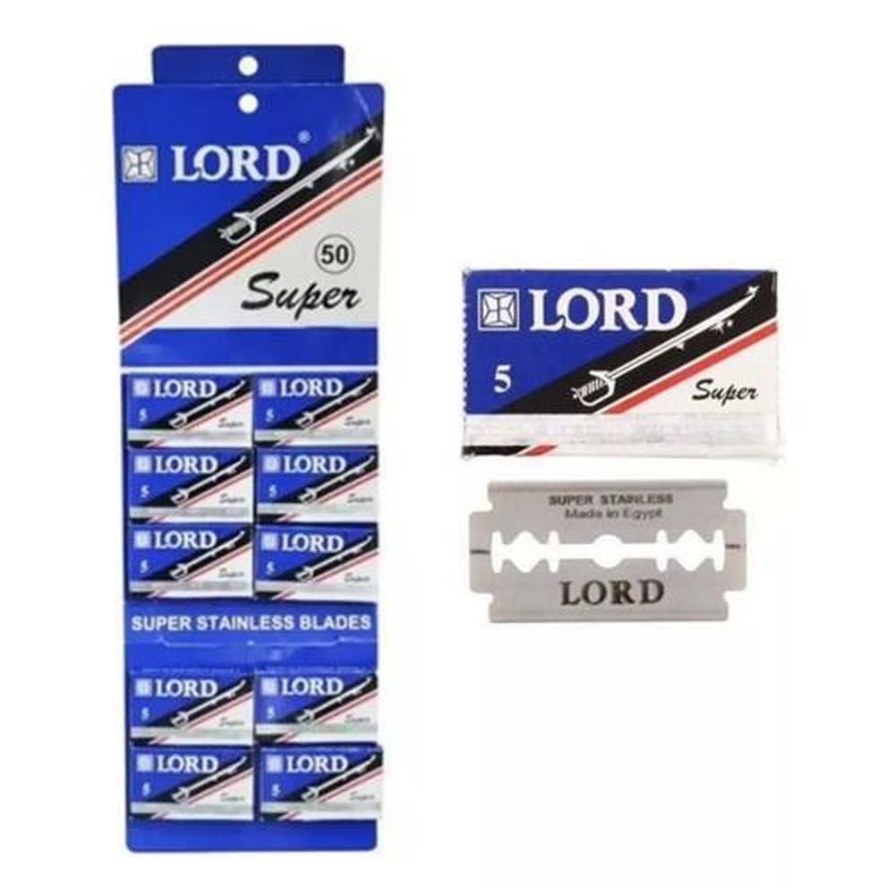 Lâmina de Barbear - Embalagem Contém 50 Unidades