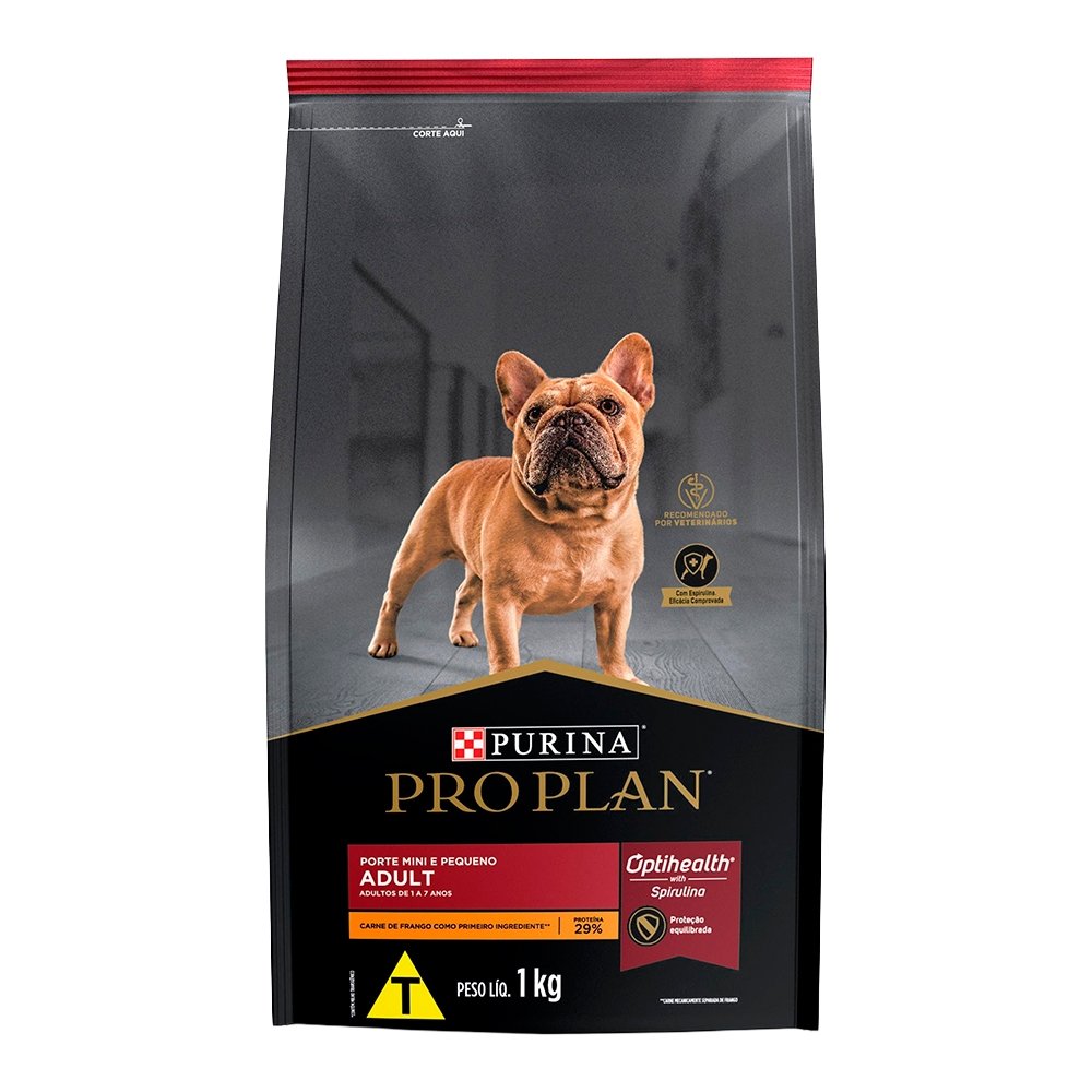 Ração Purina Pro Plan para Cães Adultos Mini/Pequenos 1kg