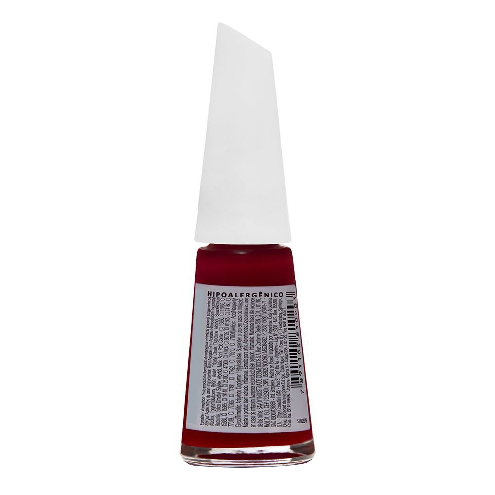 Esmalte Risqué Vermelho Cremoso Gabriela Avulso 8ml