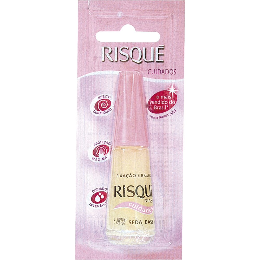 Esmalte Risque Seda Base Blister - Embalagem com 6 Unidades