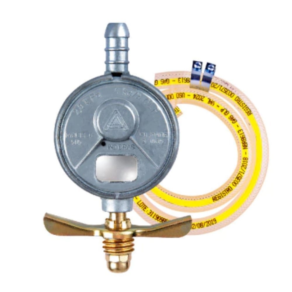 Regulador para Gás Aliança 505/01, Pequeno, com Mangueira 120cm