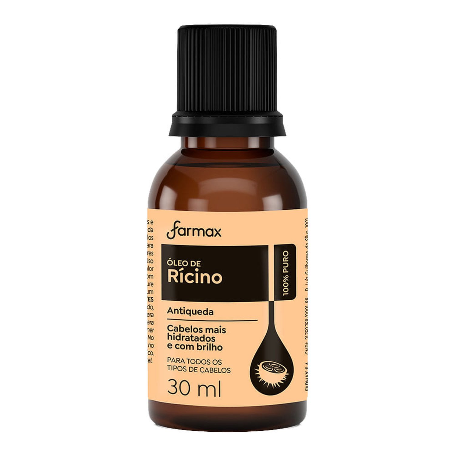 Óleo Capilar E Corporal Farmax 30Ml Ricino