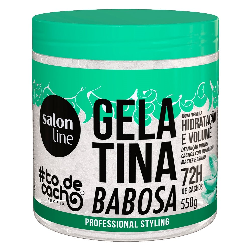 Gelatina Capilar Salon Line Tô de Cachos Babosa 550g