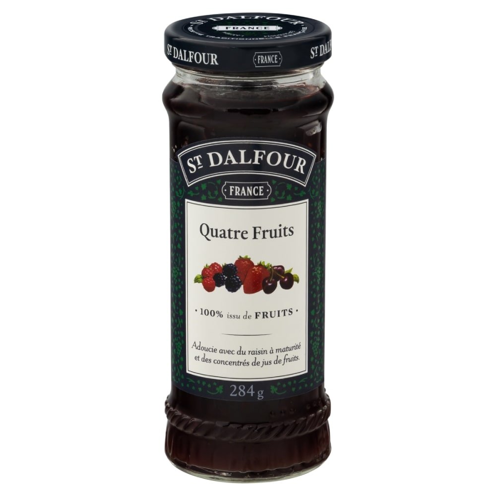 Geleia St Dalfour Francesa Damasco Quatro Frutas, 100% Frutas 284g