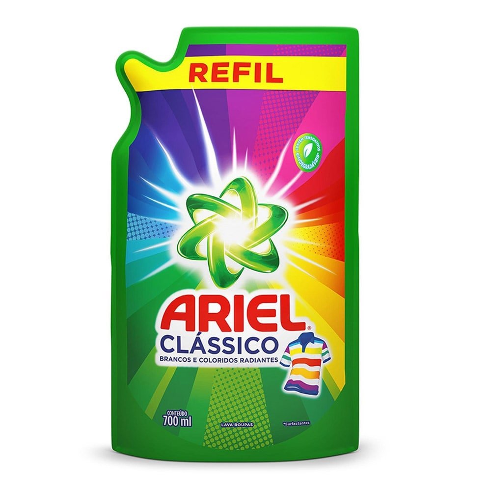 Sabão Líquido Ariel Classico Refil 700ml
