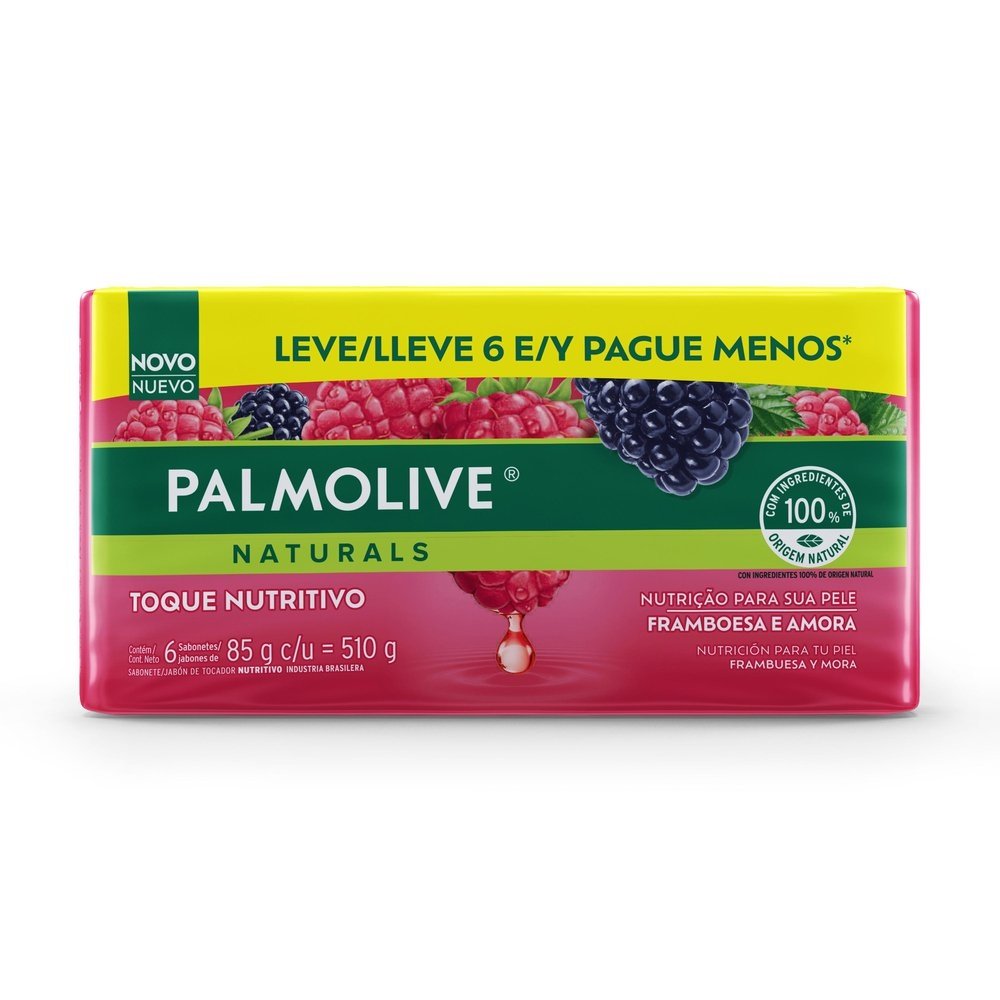 Sabonete Palmolive Naturals Segredo Sedutor 85g - Embalagem com 6 Unidades