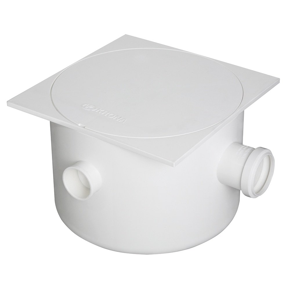 Caixa Sifonada Krona com Tampa Quadrada N21 DN 250 x 172 x 50