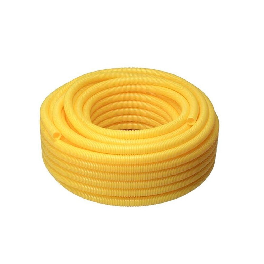 Eletroduto PVC Krona Flexível Corrugado 20mm x 10m Amarelo