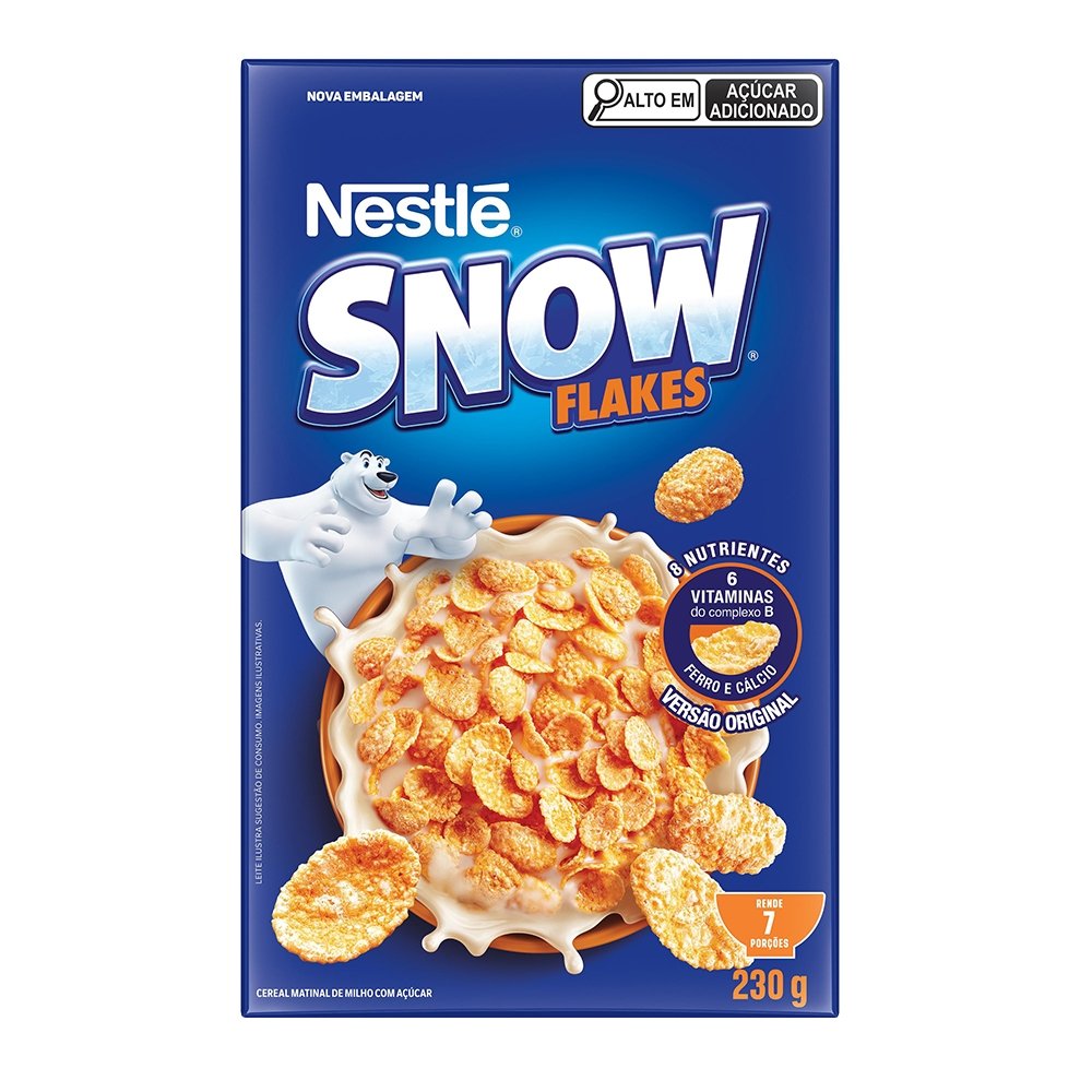 Cereal Matinal Nestlé Snow Flakes 230g