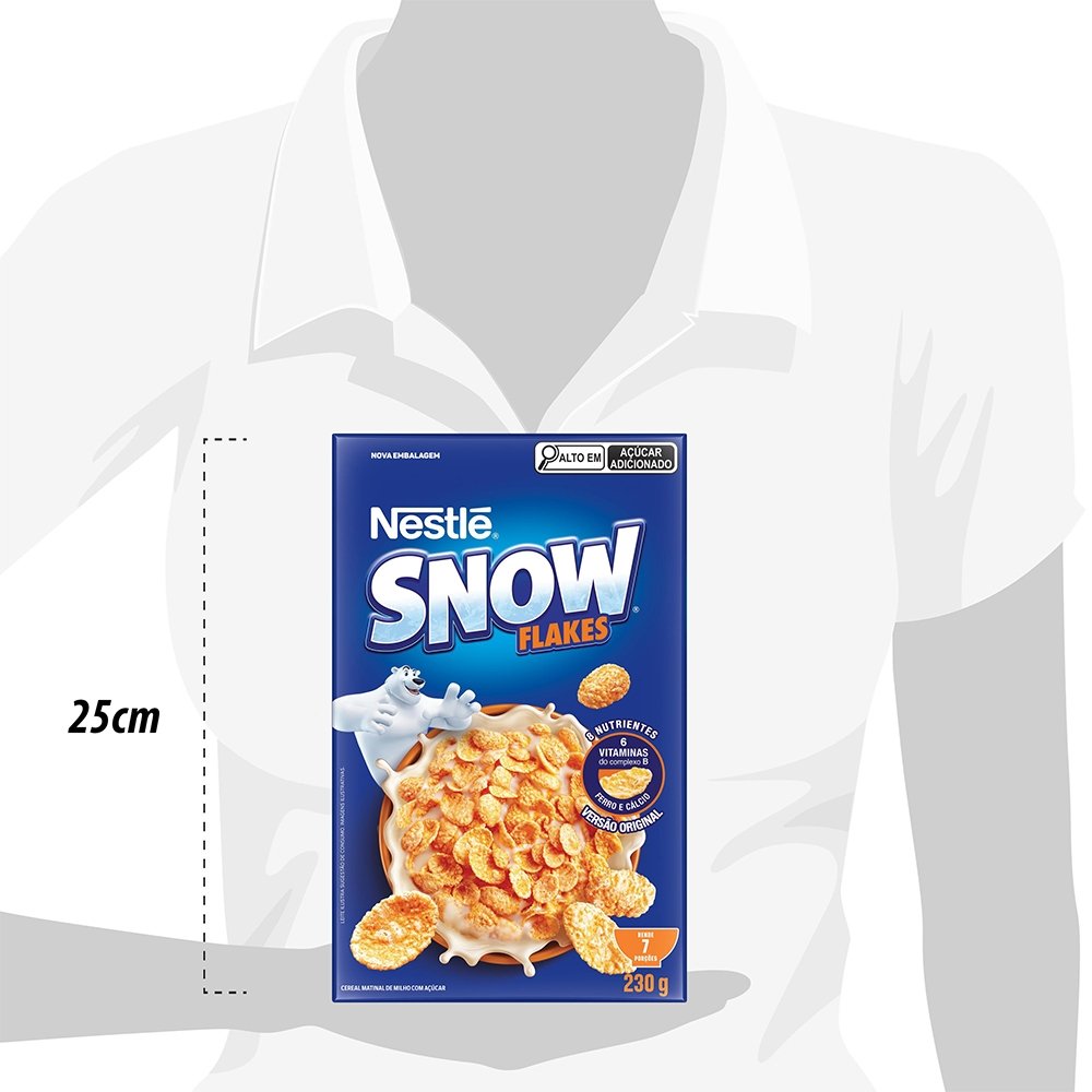 Cereal Matinal Nestlé Snow Flakes 230g