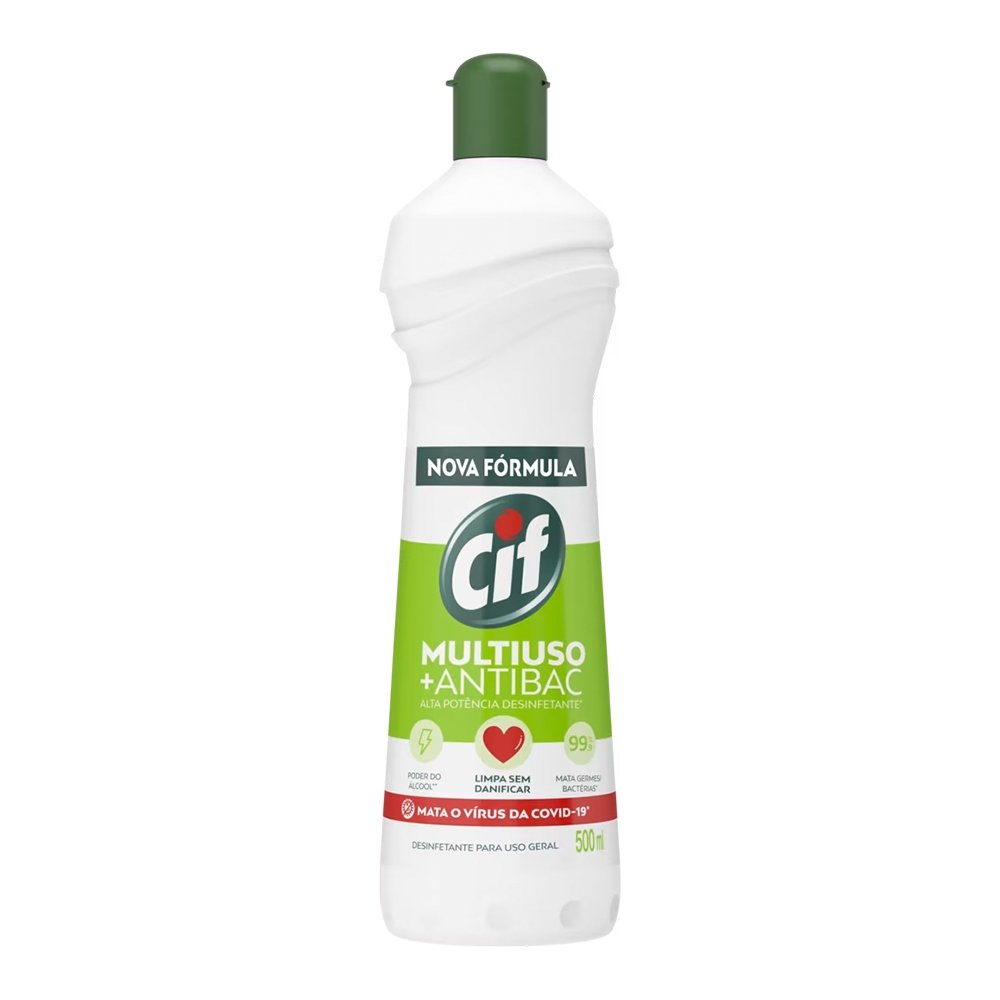Cif Multiuso Antibacterial 500ml - Leve 500ml Pague 425ml