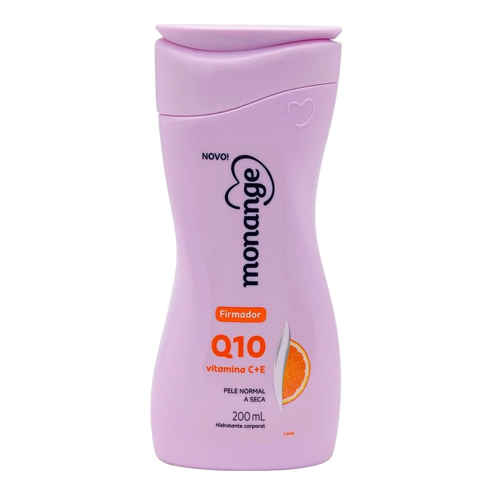 Hidratante Monange Firmador Q10 Vitamina C+E Pele Normal a Seca 200ml