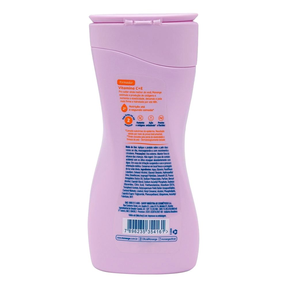 Hidratante Monange Firmador Q10 Vitamina C+E Pele Normal a Seca 200ml