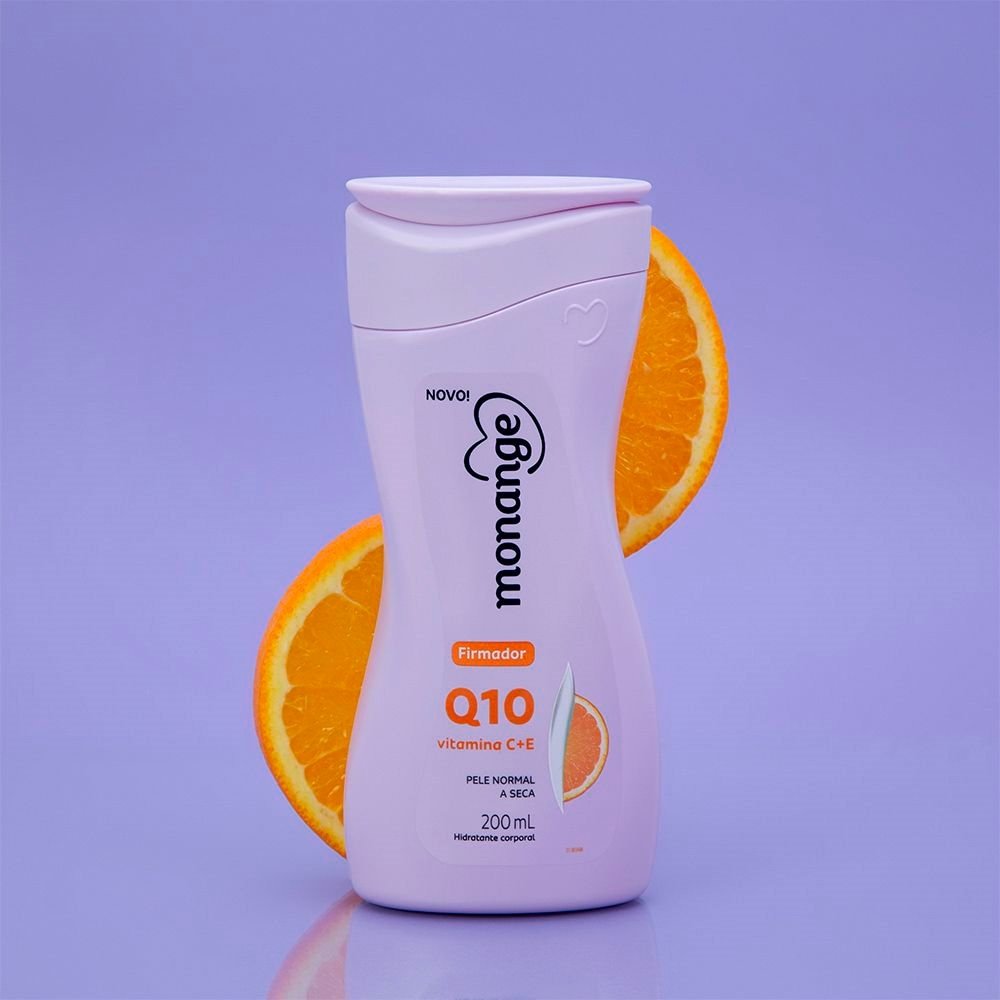 Hidratante Monange Firmador Q10 Vitamina C+E Pele Normal a Seca 200ml