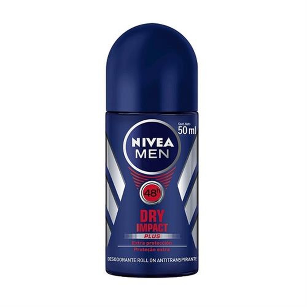 Desodorante Nivea Roll-On Dry Impact 50ml 48HRS