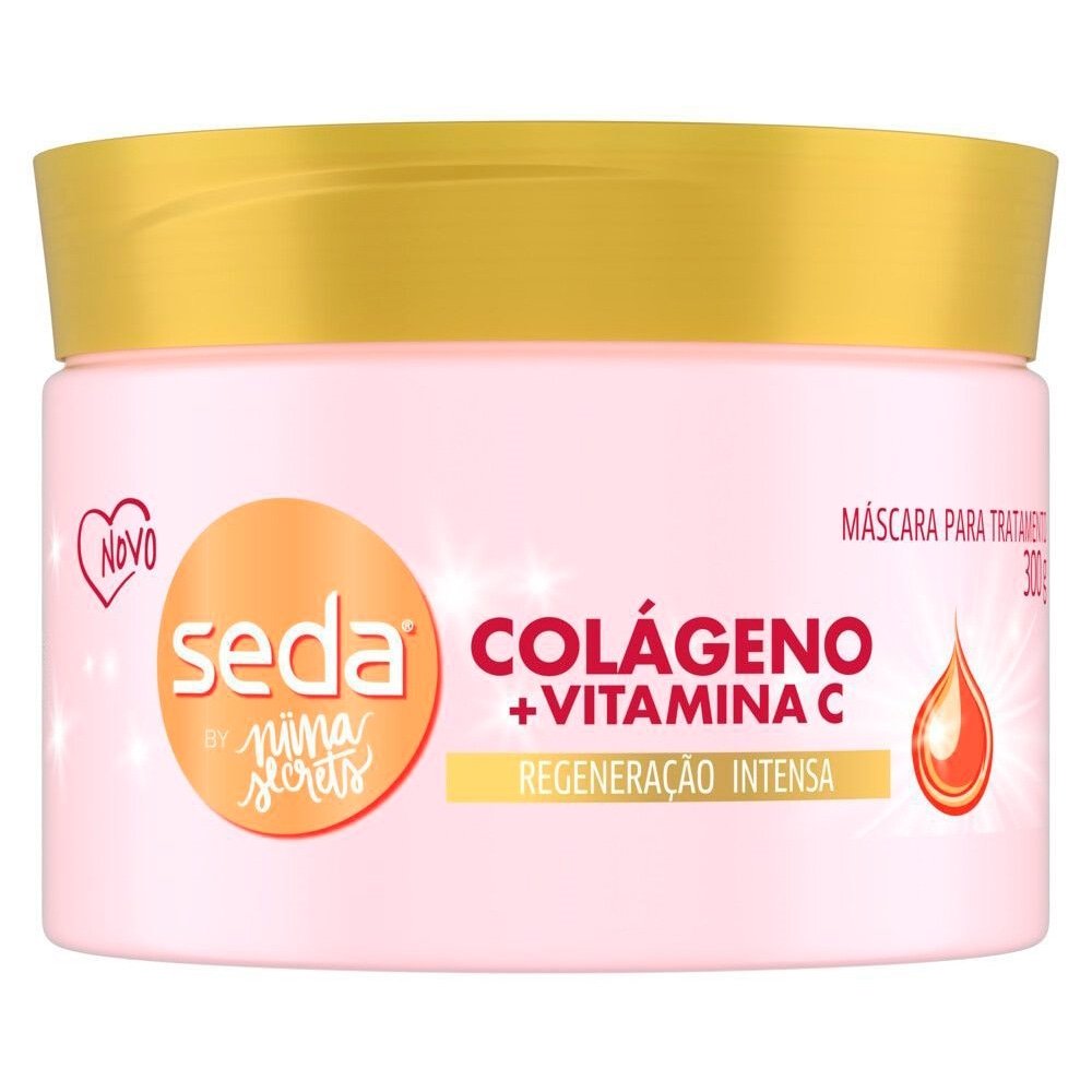 Creme de Tratamento Seda Colágeno, Vitamina C, 300g
