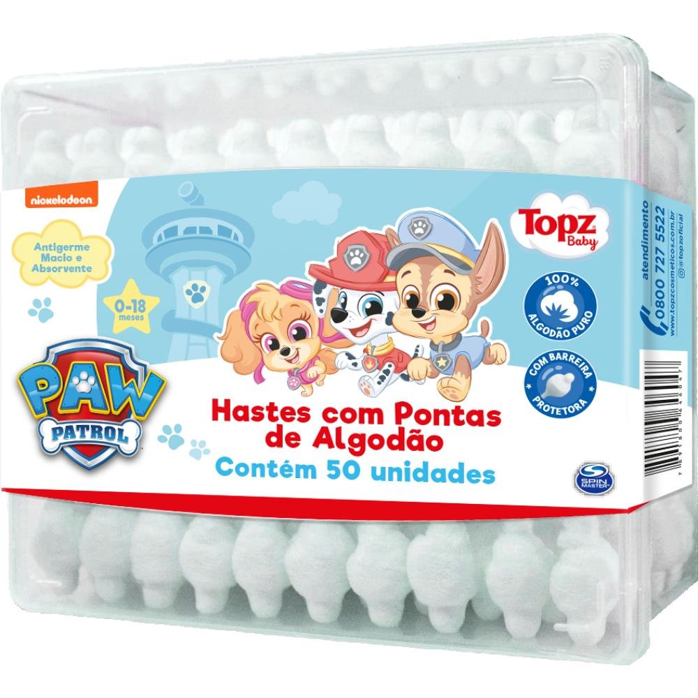 Hastes Flexiveis Patrulha Canina Segura 50 Unidades