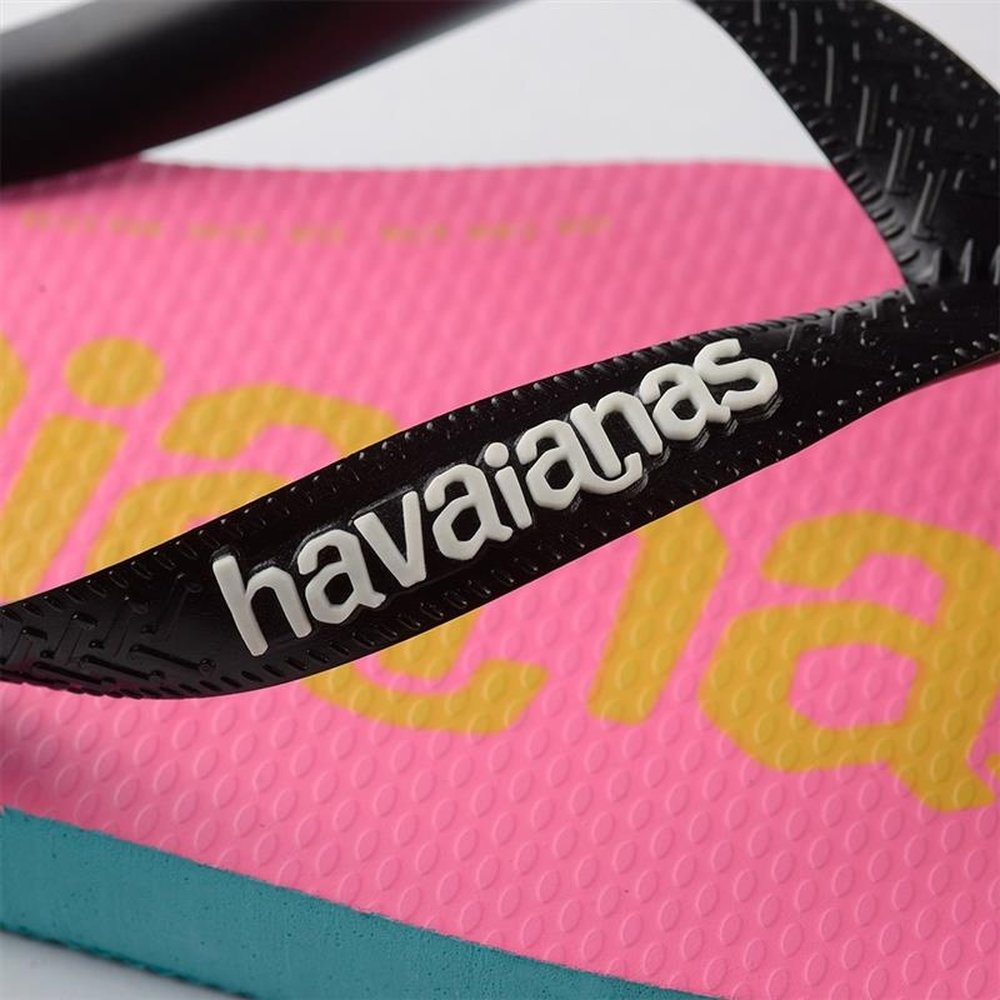 Havaianas Top Logomania Rosa/Azul 41/2