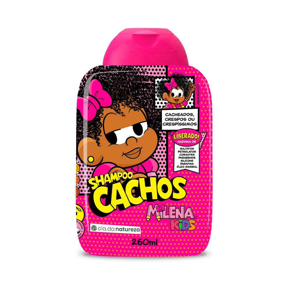 Shampoo Cia da Natureza Milena Cacheados 260ml