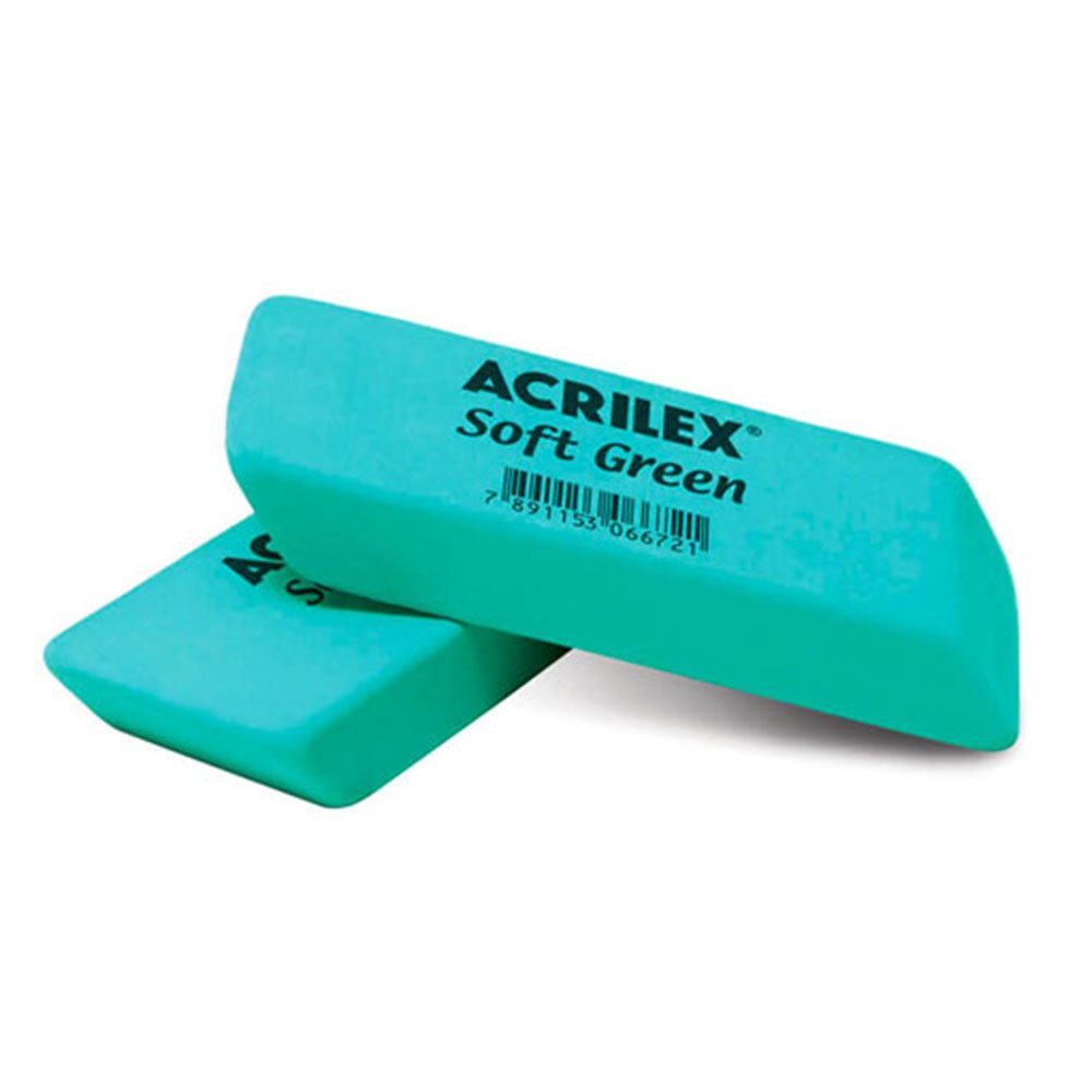 Borracha Soft Green Acrilex