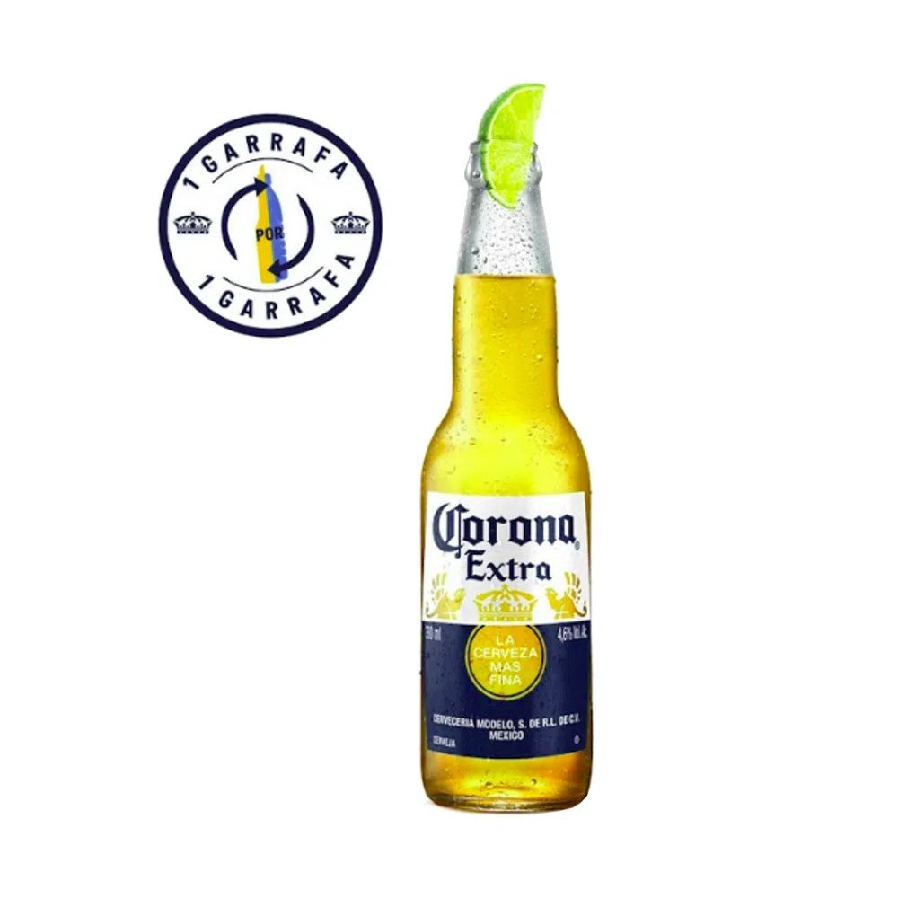 Cerveja Pilsen Corona Extra Garrafa 330ml