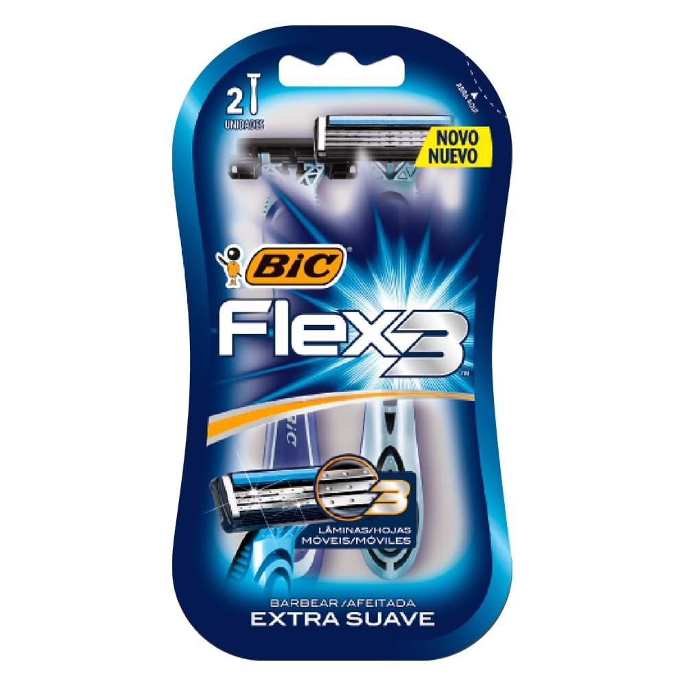 Aparelho Bic Flex 3 Extra Suave 12 Embalagens com 2 Unidades