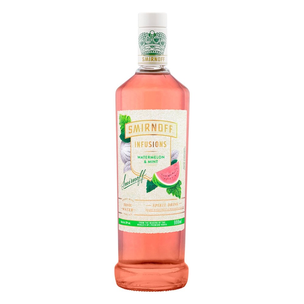 Vodka Smirnoff Infusions Watermelon e Mint 998ml