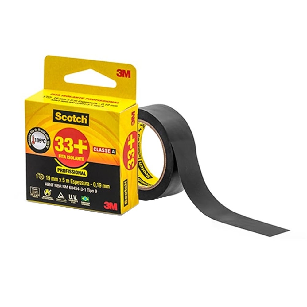 Fita Isolante 3M Scotch 33+ 19mmx5m