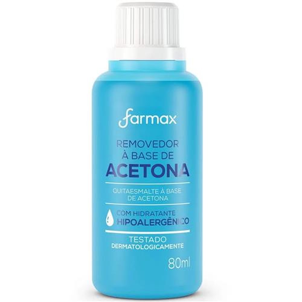 Removedor Com Acetona Farmax 80Ml