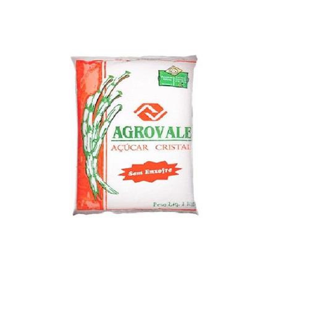 Açucar Cristal Agrovale 1kg 1 x 30 Unidades