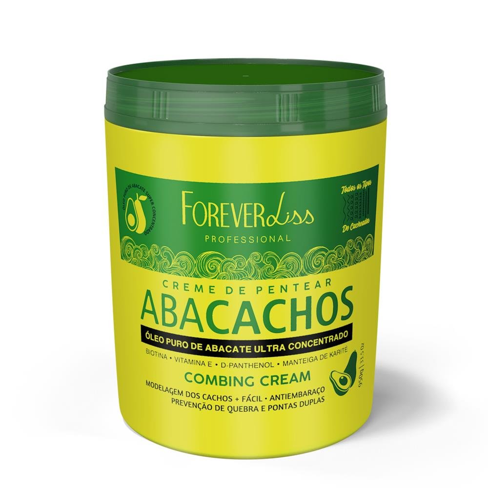 Creme De Pentear Abacachos Forever Liss 950G