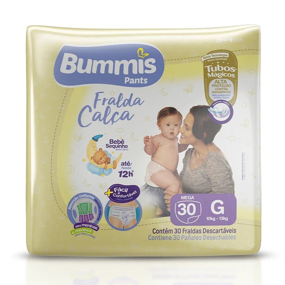 Fralda Bummis Pants Mega G 1X30