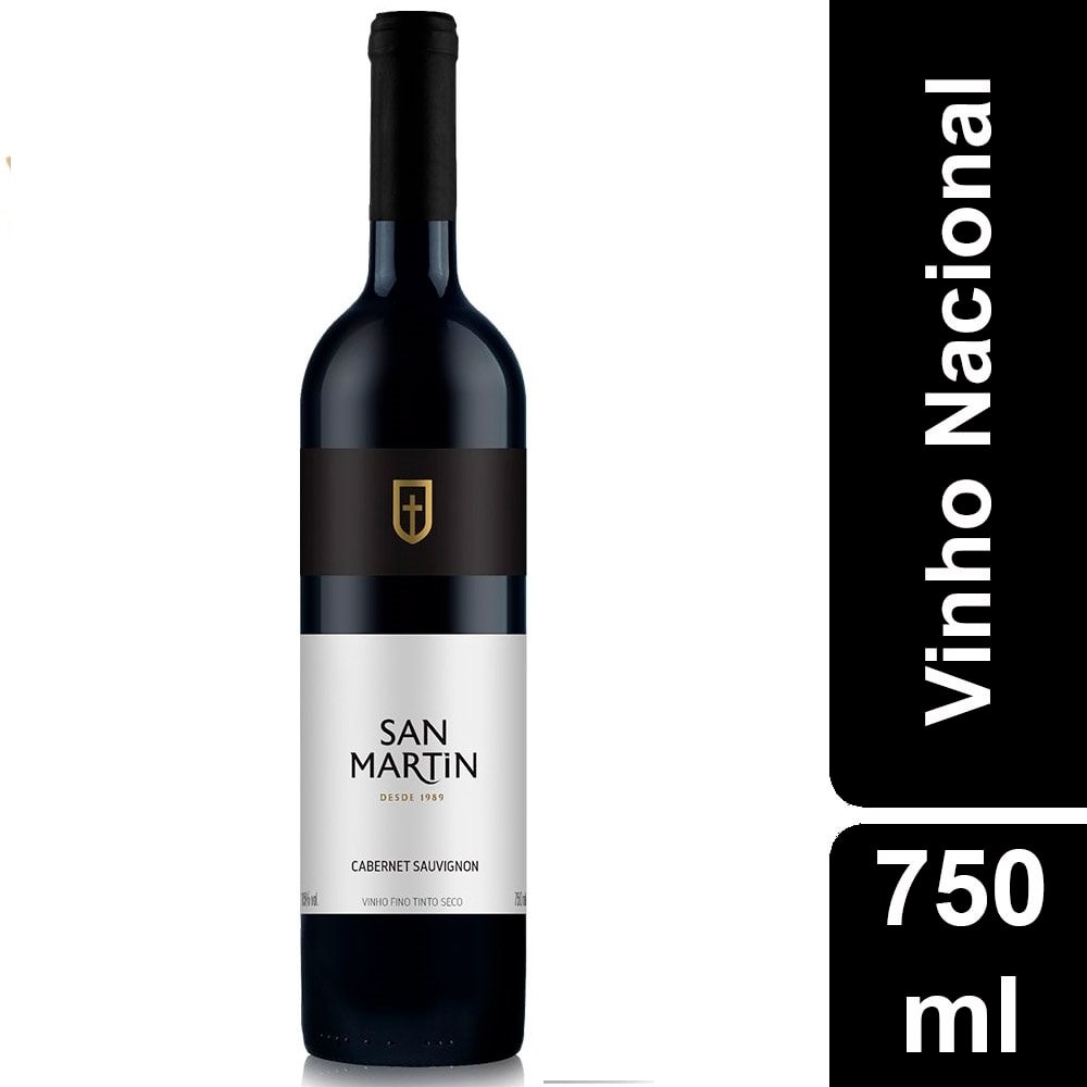 Vinho Nacional San Martin Cabernet Sauvignon Tinto Seco 750ml