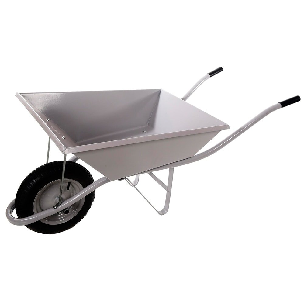 Carrinho de Mão Esfera Extra Forte 60L Chapa 20, Pneu Camara 3,25x8 Cinza