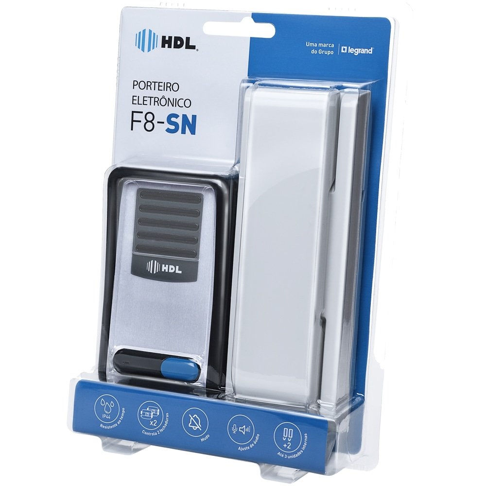 Porteiro Eletrônico HDL F8-SN Bivolt
