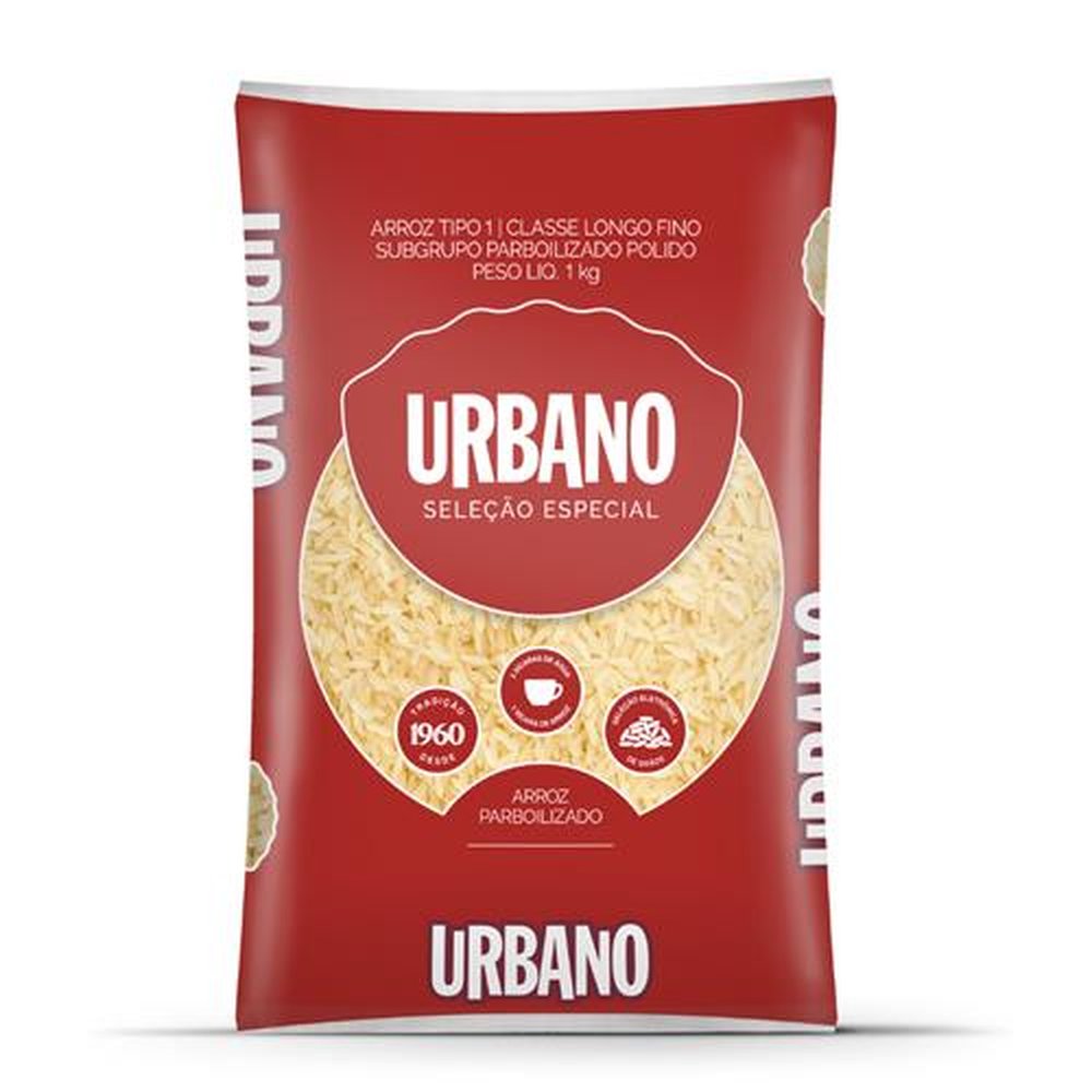 Arroz Parboilizado Urbano 1Kg Tipo 1