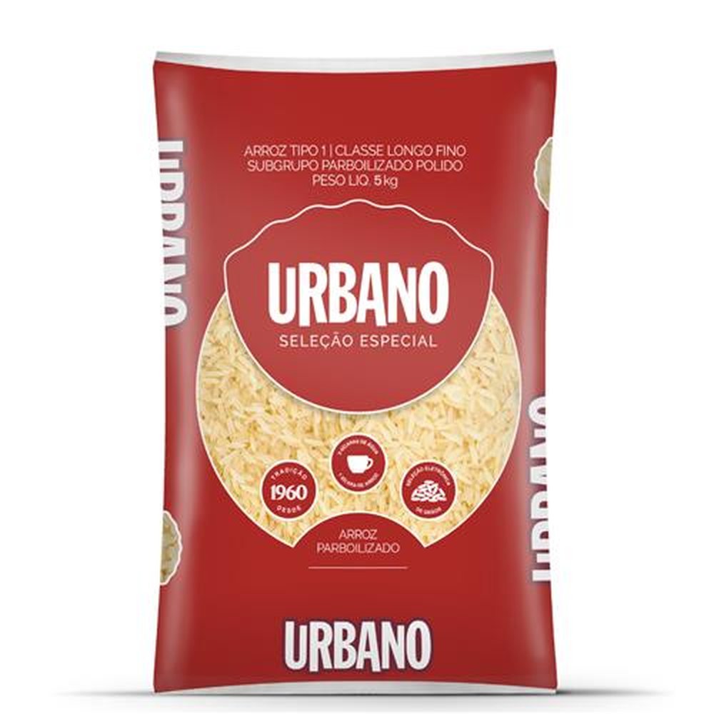 Arroz Urbano Parboilizado Embalagem 6X5Kg