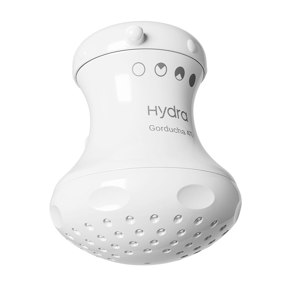 Chuveiro Corona Gorducha 4 Temperatura 220V 5700W Branco