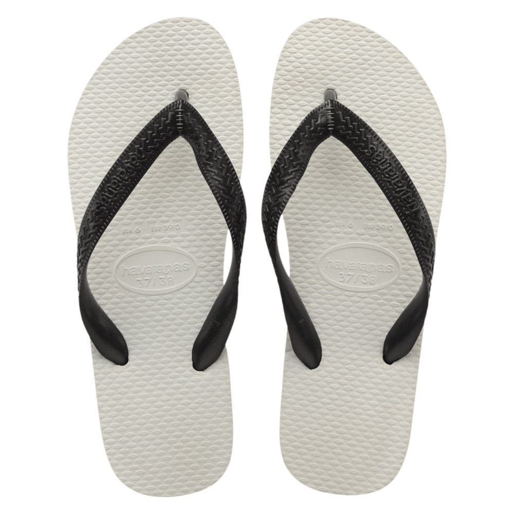 Havaianas Tradicional Branco/Preto 43/4 - Embalagem com 6 Unidades