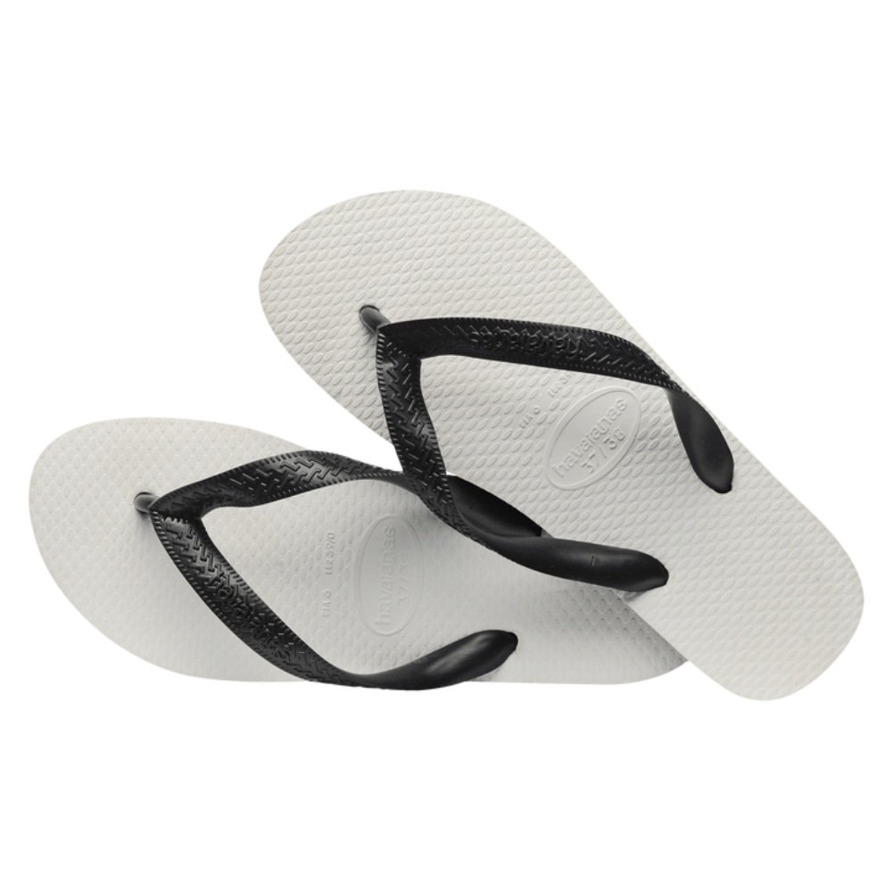 Havaianas Tradicional Branco/Preto 43/4 - Embalagem com 6 Unidades