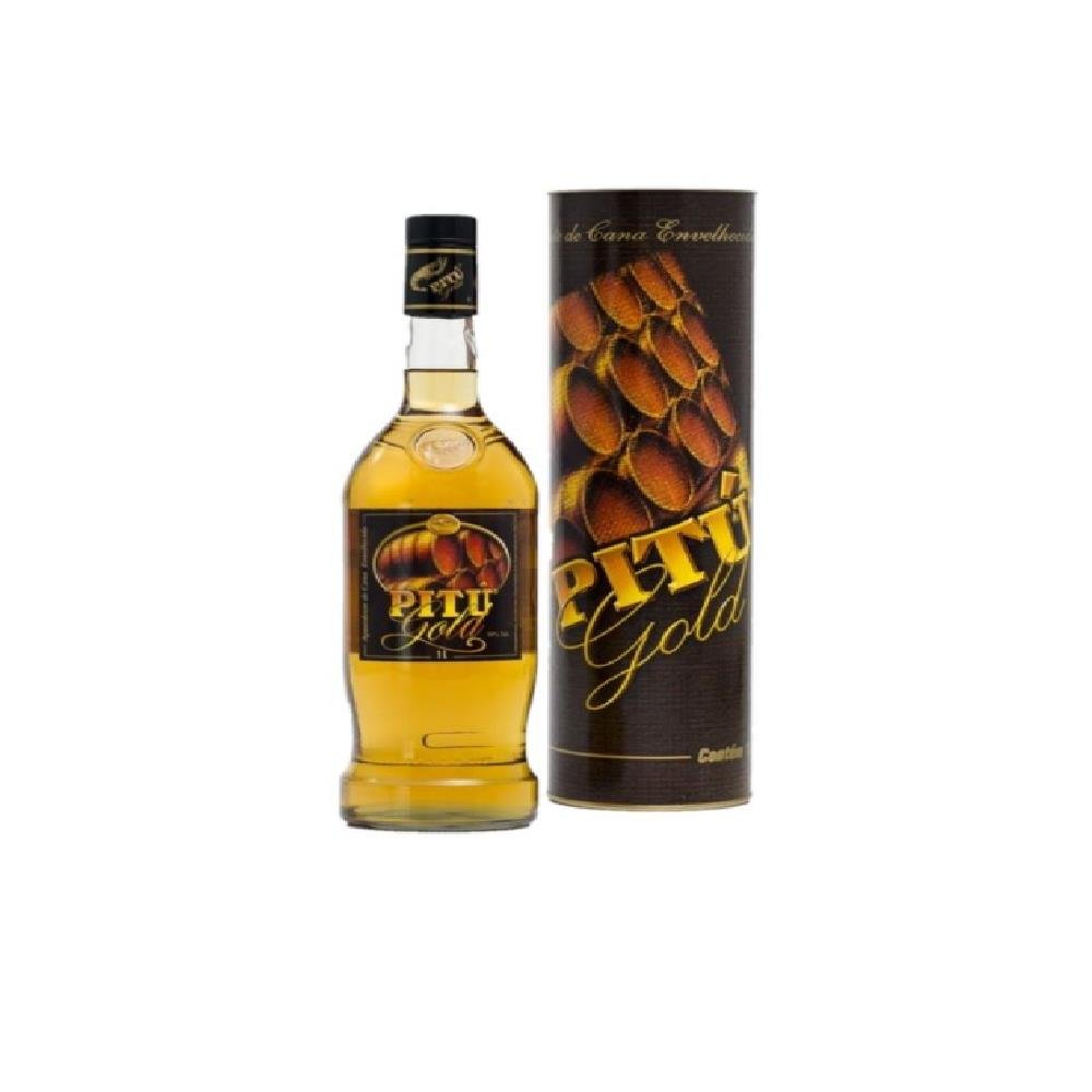 Aguardente Pitu Gold Sem Fibra 1L