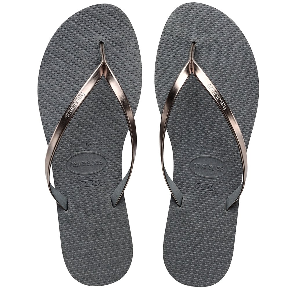 Havaianas You Metallic Cinza Aco/Grafite Metálico 33/4