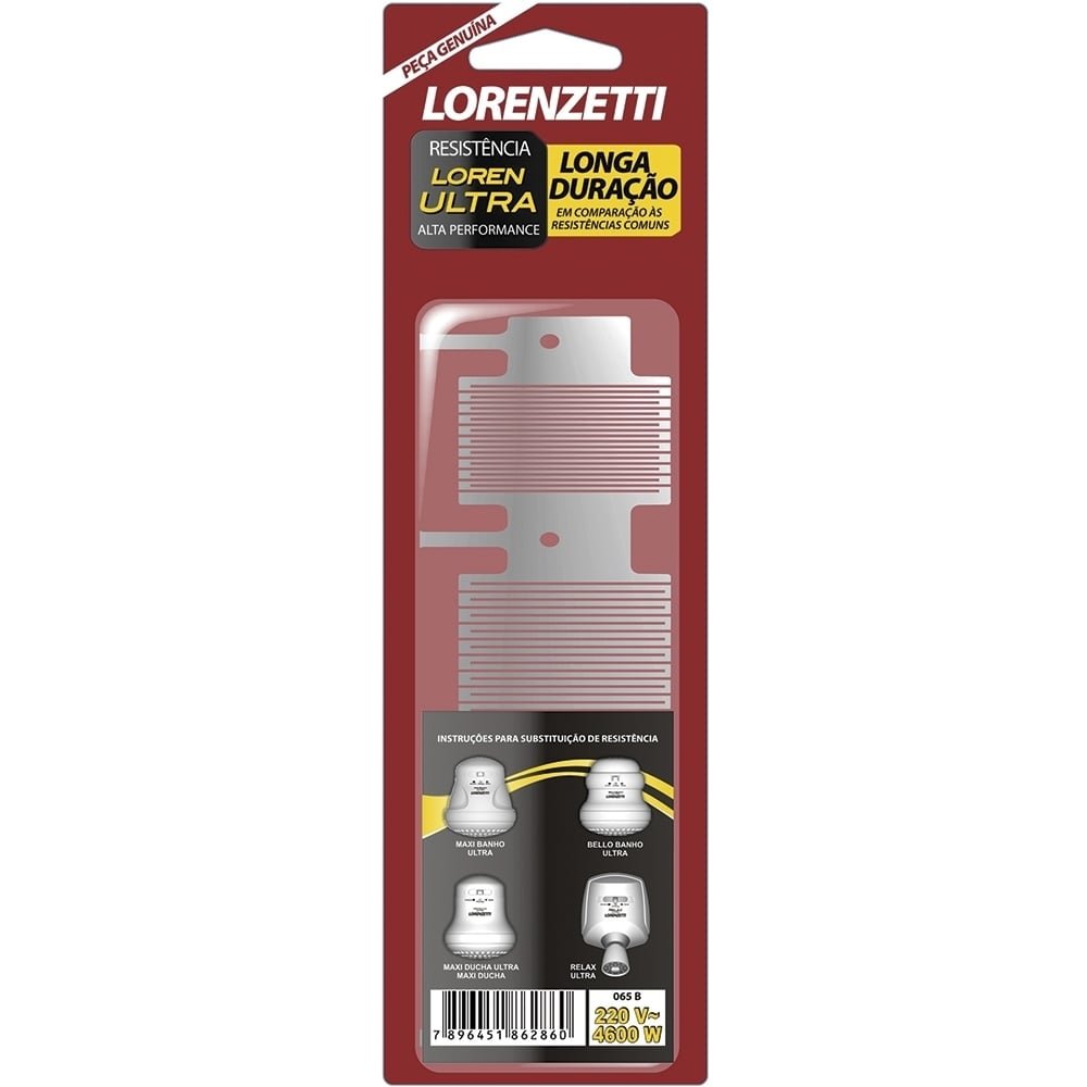 Resistência para Chuveiro Lorenzetti Belo Banho/Max Ducha/Ultra 3 Temperaturas 4600W 220V