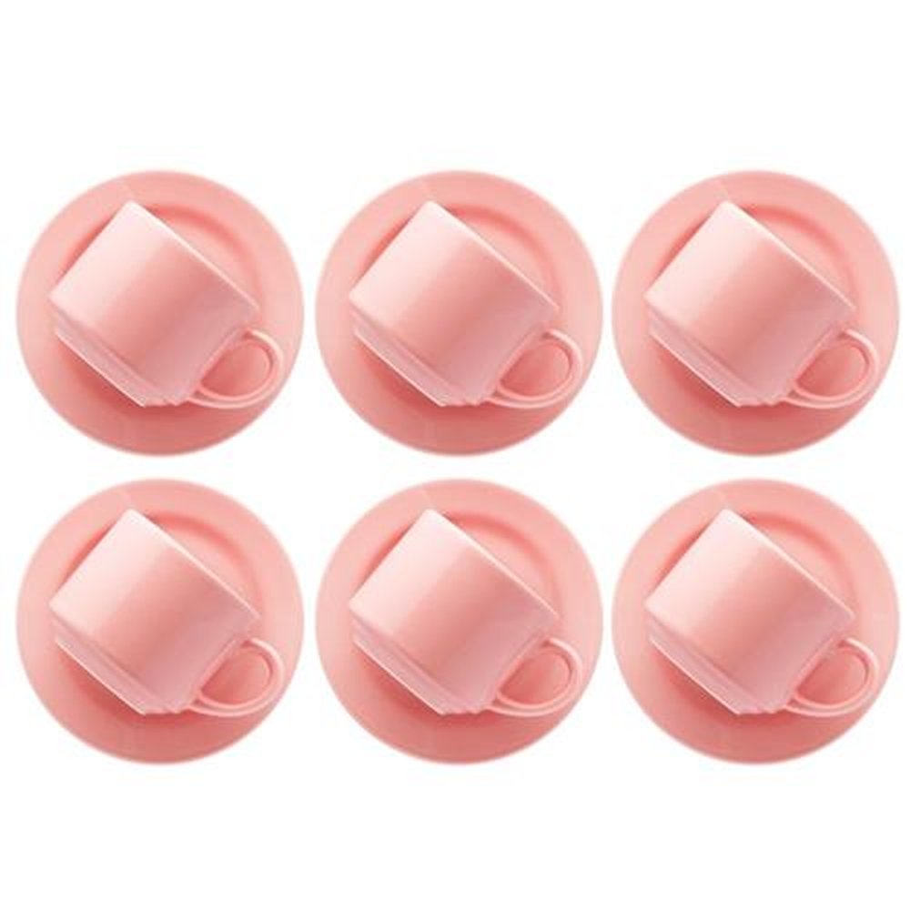 Jogo de Chá 12 peças Cerâmica Donna Rosa Biona