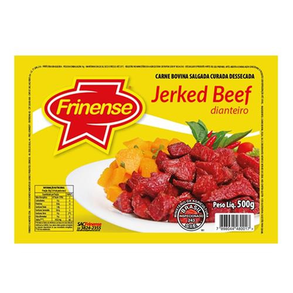 Jerked Beef Dianteiro Frinense 60x500 g