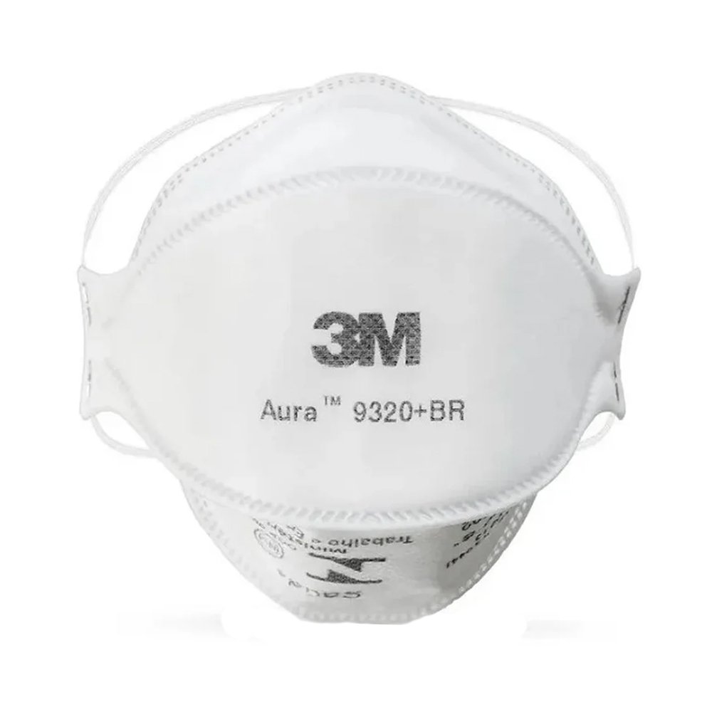 Máscara 3M 9320+BR Respirador Descartável Aura PFF-2