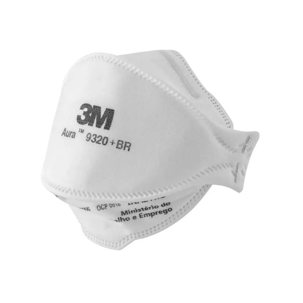 Máscara 3M 9320+BR Respirador Descartável Aura PFF-2