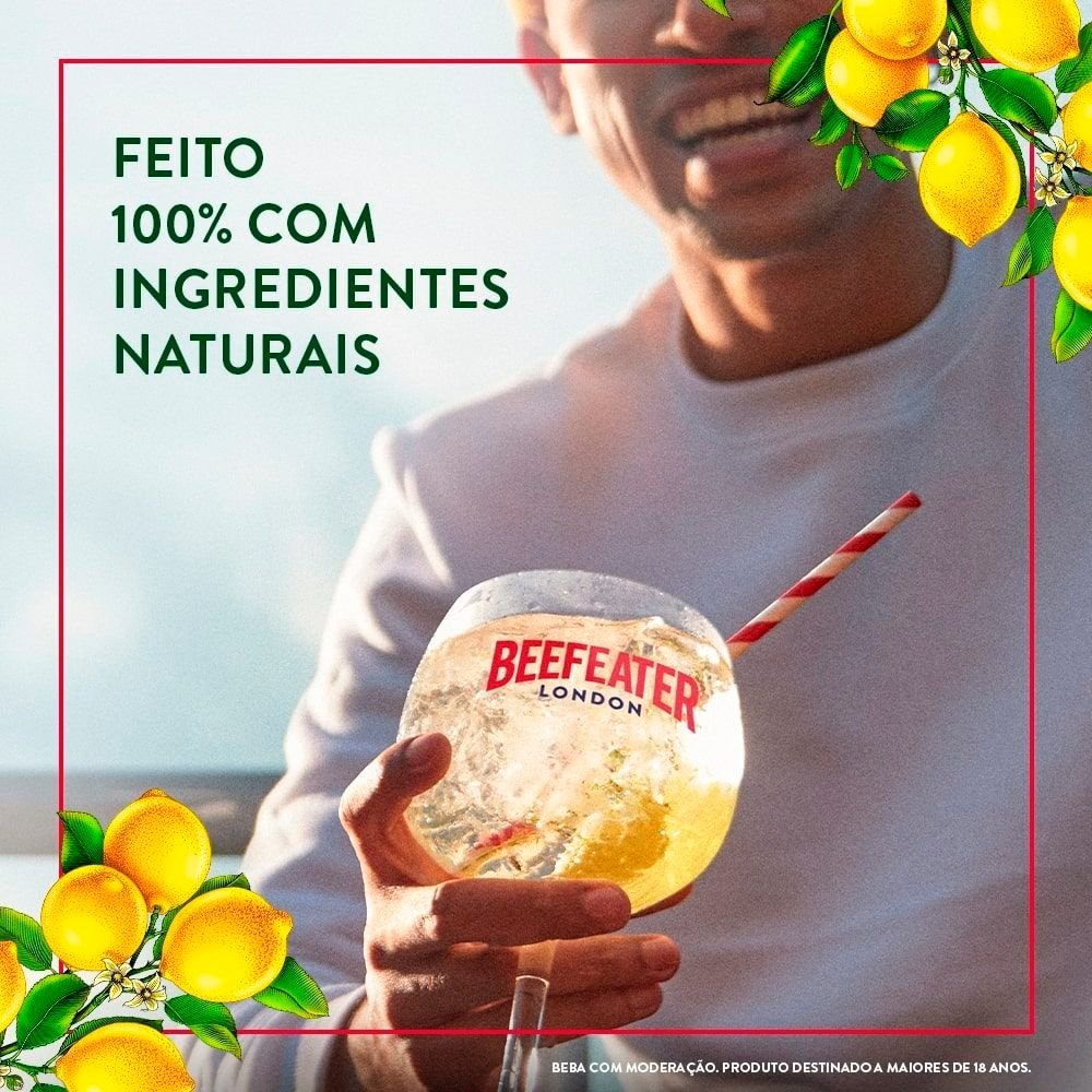 Beefeater Botanics Limão e Gengibre 750ml