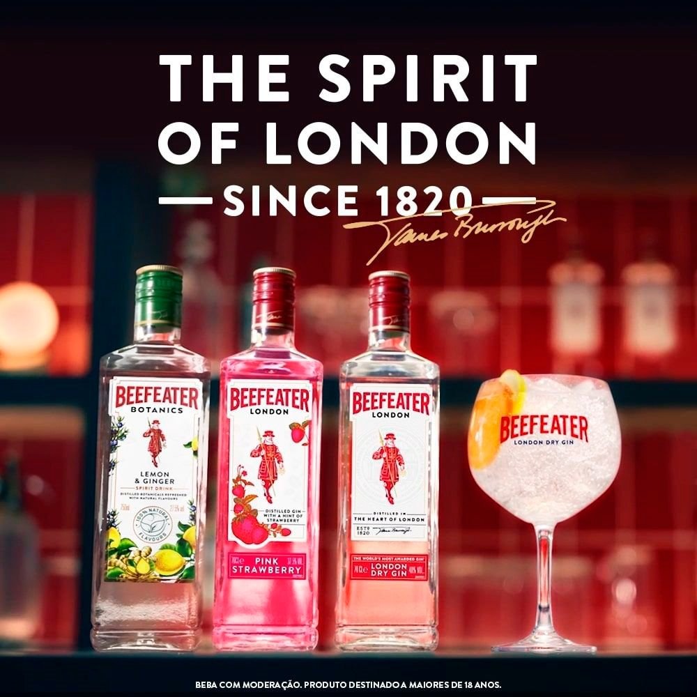 Beefeater Botanics Limão e Gengibre 750ml